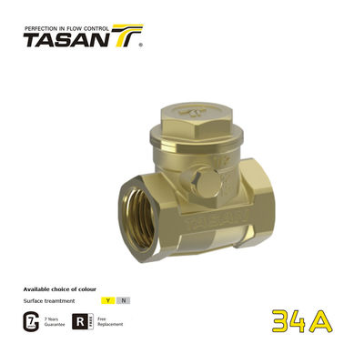 BS21 Thread Swing Brass Check Valve Untuk Bukti Korosi Pompa Sumur 34A