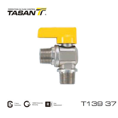 Handle Aluminium 1/2inch X 1/2inch Brass Gas Valve Tasan Valves T139 37